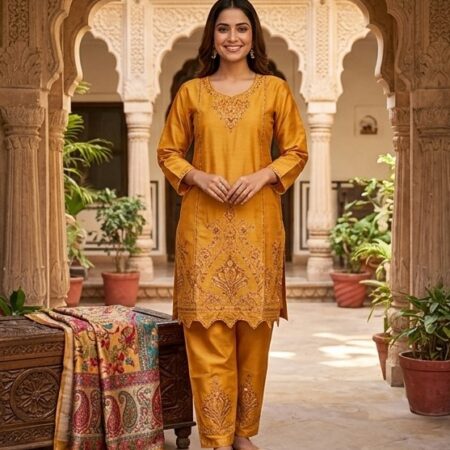 Plain Cotton Cut work