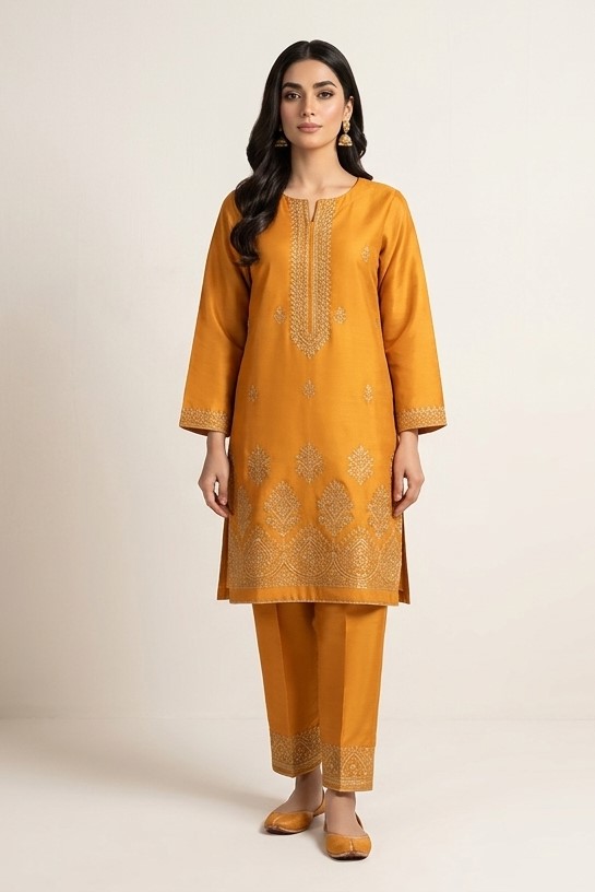 Plain Cotton Cut work