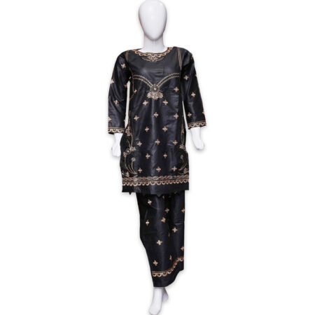 Plain Cotton Luxury Black A19
