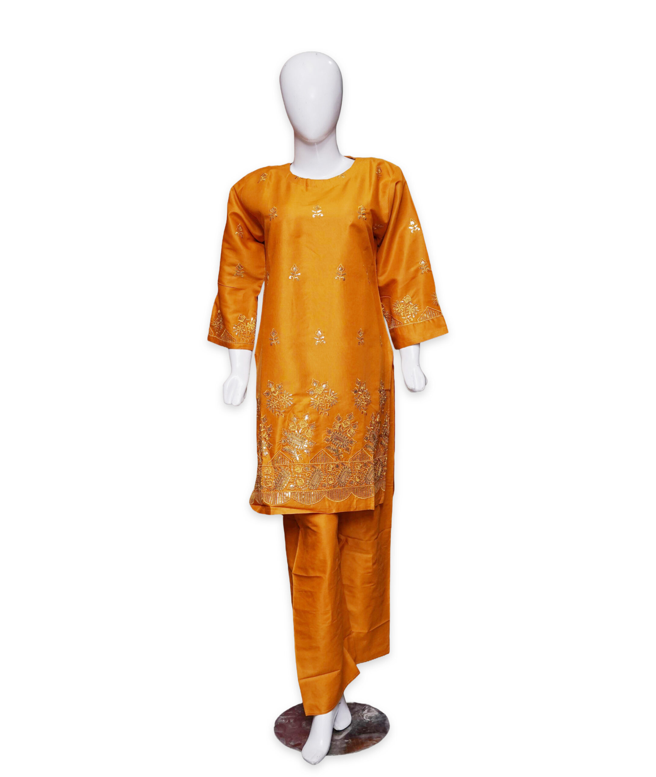 Plain Cotton Cut work